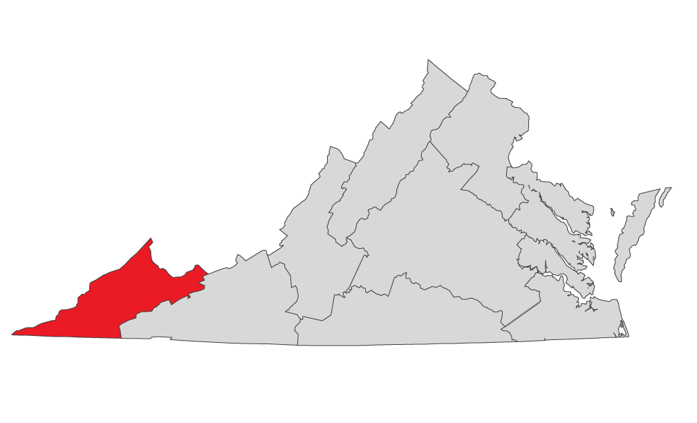 Map of Appalachian Region